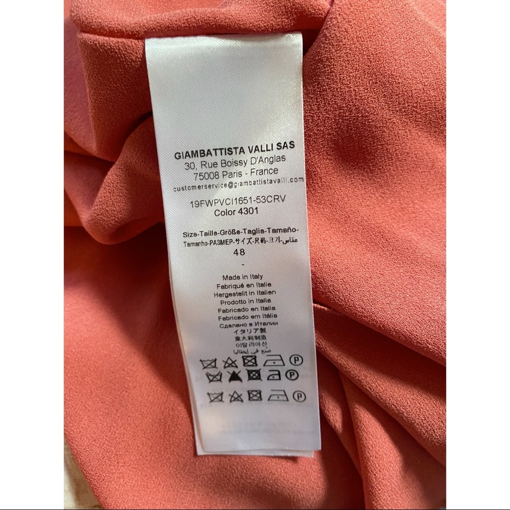 GIAMBATTISTA VALLI Kimono Sleeve Blouse large - Picture 8 of 16